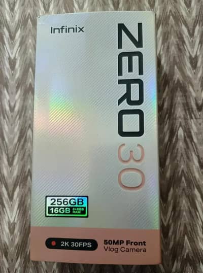 infinix zero 30 8+8/256 full box 100% original only sale