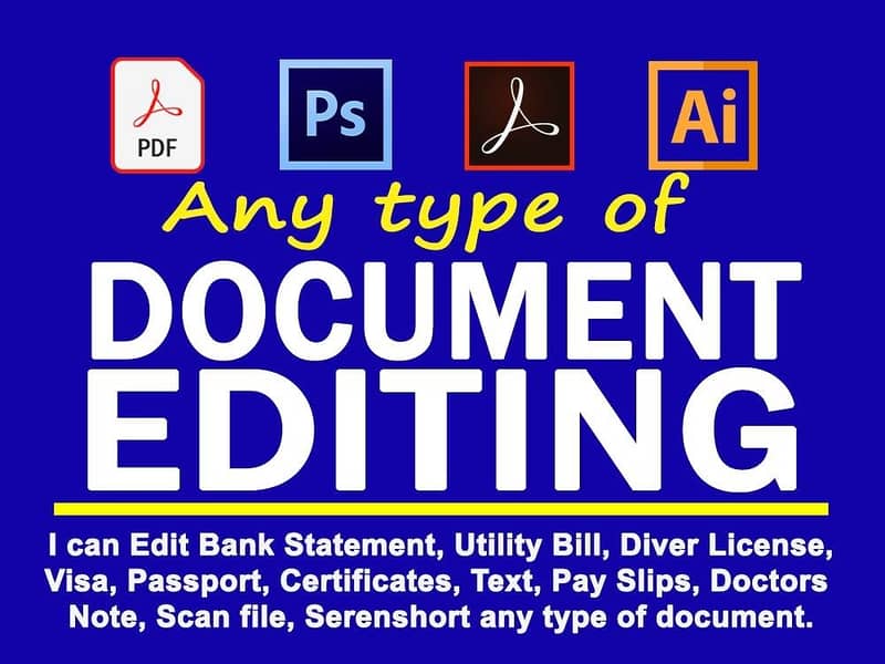 DOCUMENT EDITING & GRAPHIC DESIGN  SERVICES 0