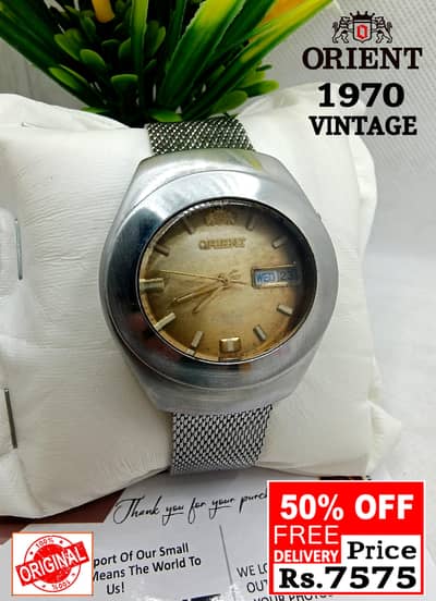 Seiko 5 Citizen Orient Automatic Pre-Owned watch Japan 03161737353