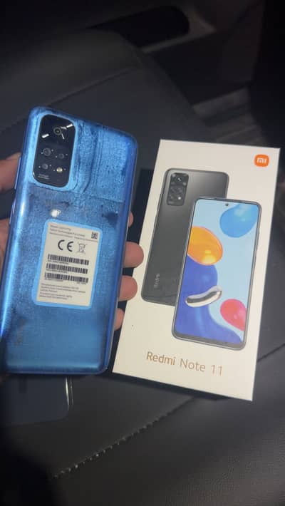 Redmi note 11 10/9.5 with Box official pta Approved 4GB 128GB pack
