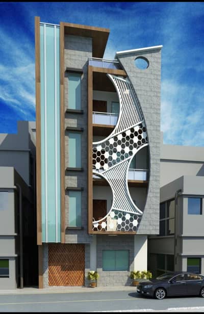 House Grey Structure Available For Sale Moosa Residency Gulistan E Jauhar Block 15