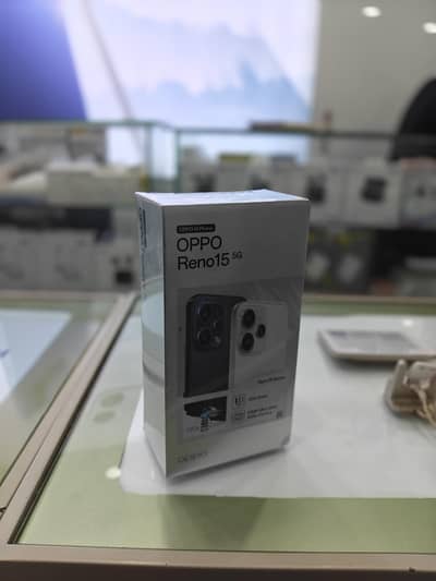 OPPO Reno 15 12/512 Aurora White Color (Official PTA Approve )