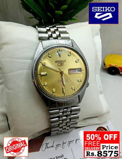 Seiko 5 Citizen Orient Automatic Pre-Owned watch Japan 03161737353