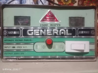 General 1500 Watts Automatic Voltage Stabilizer (Fancy Model)