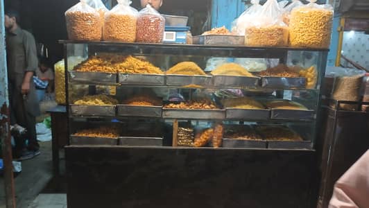 glass counter
