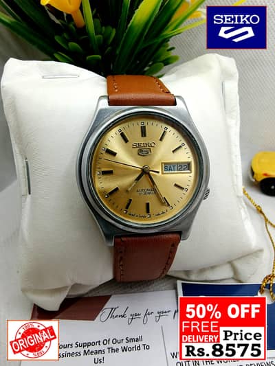 Seiko 5 Citizen Orient Automatic Pre-Owned watch Japan 03161737353