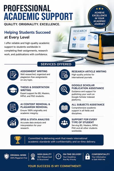 Academic writing services available