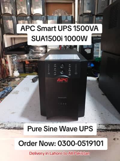 APC Smart UPS 1500VA 1000W SUA1500I Fresh Condtion For Sale in Sailkot