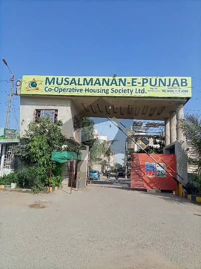 Spacious Corner Residential Plot Is Available In Musalmanan-E-Punjab Cooperative Housing Society For sale