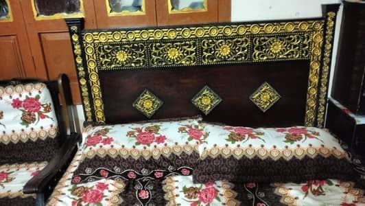 bed showcase and dressing