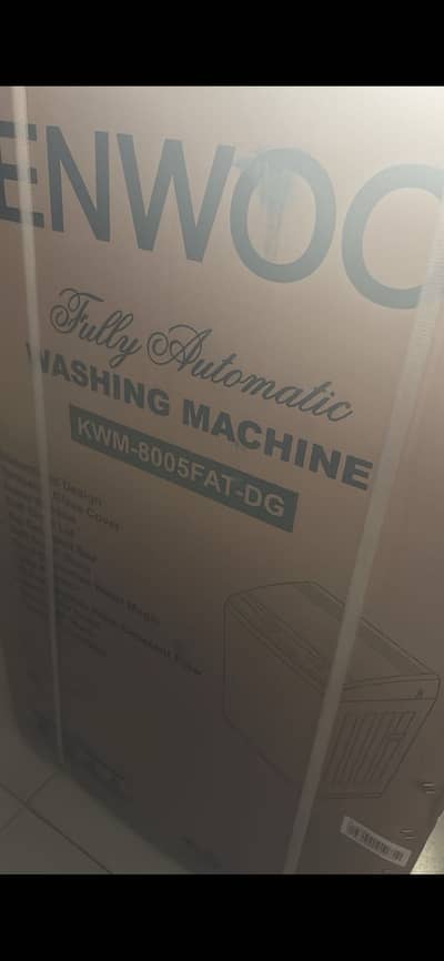 Brand new Kenwood fully automatic washing machine 8kG