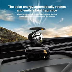 Solar Powered Levitating Ball Air Freshener for Car Dashboard