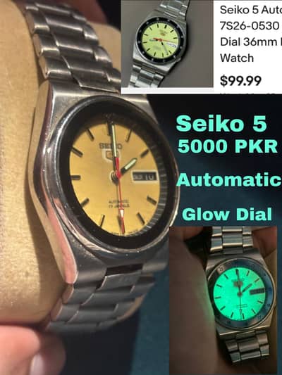 Seiko 5 Automatic Watch and more