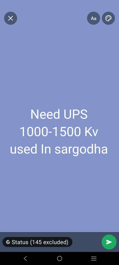 Need ups simple in used 1000-1500 kv