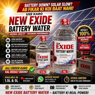 NewExide Battery Water
