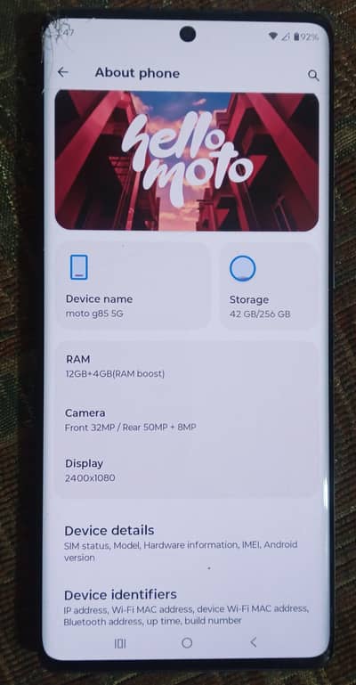 Motorola g85 5g exchange
