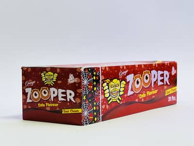 Zooper Fruity Sour Candy – Cola, Apple, Blueberry