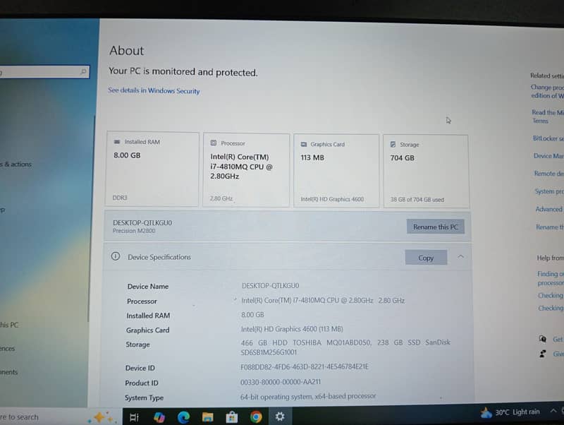 DELL PRECISION M2800 4