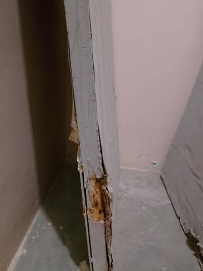 Urgent Sale – Used Wooden Washroom/Bathroom Door