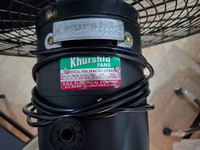 Khursheed Pedestal Fan – AC/DC with Remote (Like New Condition)