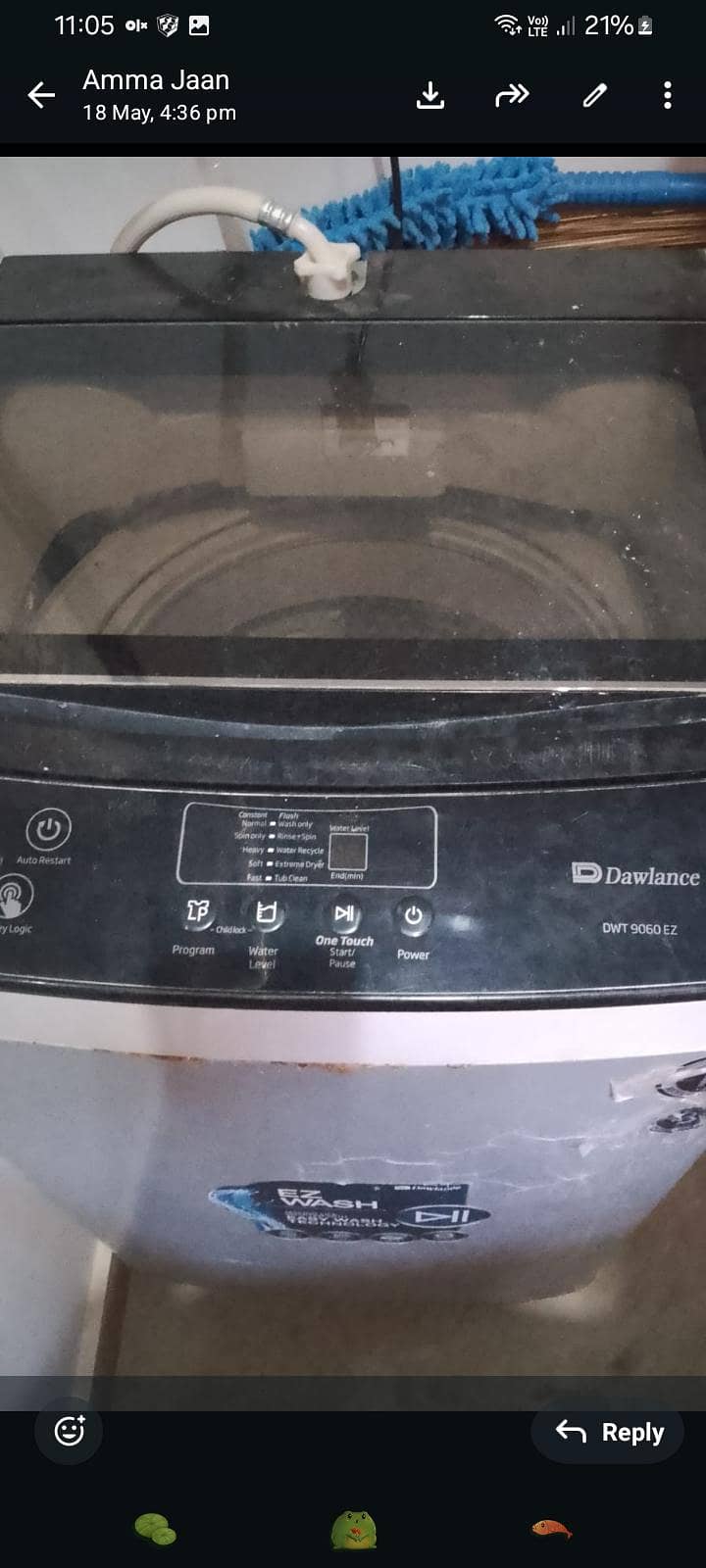 dawlance automatic washing machine 1
