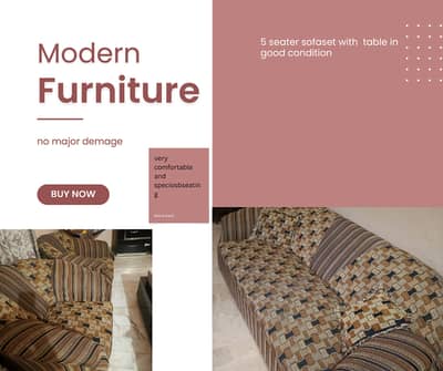 sofa set with center table for sale