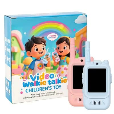 Video Walkie Talkies for Kids 2 Pack with Voice Changer,Boys and Girls