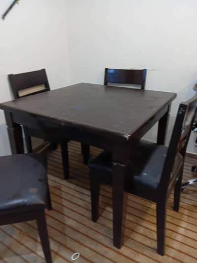Wooden Dining Table for 4