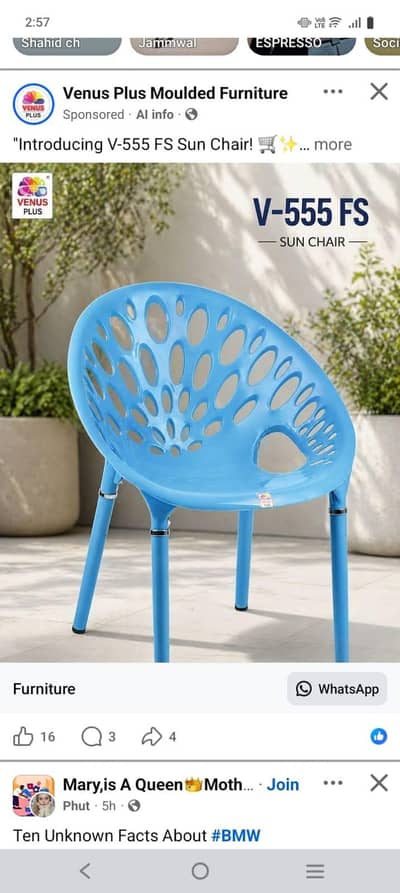 Plastic Chair // Dining chair // Lown chair/outdoor Chair //Chairs