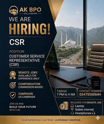 Hiring CSR for work from home