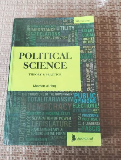 Political Science Mazhar ul Haq CSS PMS Book – Excellent Condition