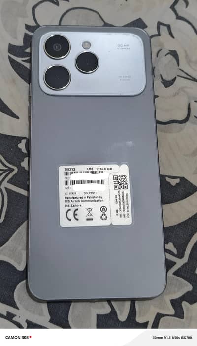 Tecno Spark 40 6GB 128GB New foon 10/10 Condition