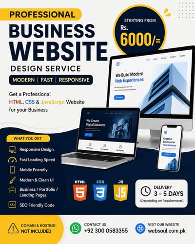 Professional Website for Your Business