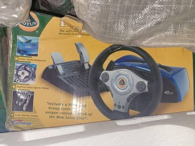 Car Games Steering  in good condition with heavy duty material.
