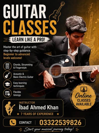 Guitar Classes  |  Learn Guitar Online & Offline