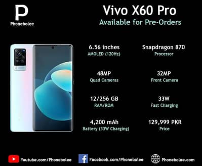 vivo x60 pro 12+8 gb 256gb 5G