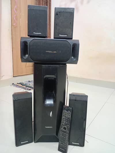 5.1 Panasonic Speaker With Subwoofer Urgent Sale