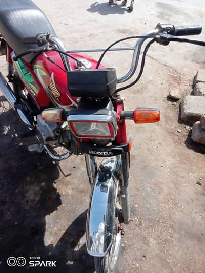 Honda 70 2022 Karachi saild injan cplc file and wayring ok good bike