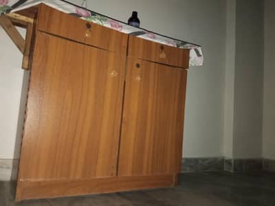 Iron board wooden