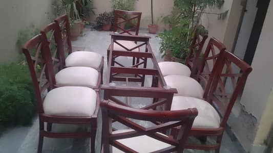 8 Seater Dining Table for Sale - Brand New, Glass top