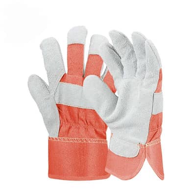 safety hand leather 707 Gloves working glove palm