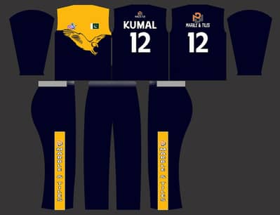 Sports unifrom kit form team cricket kit shirt and trouser