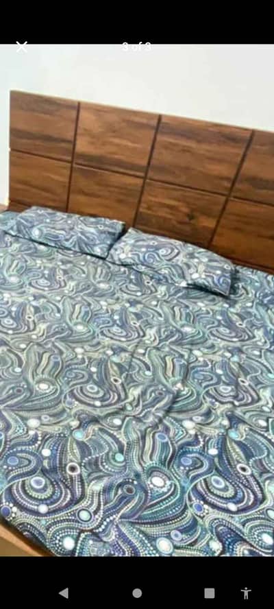 queen size bed with daimond spring mattress