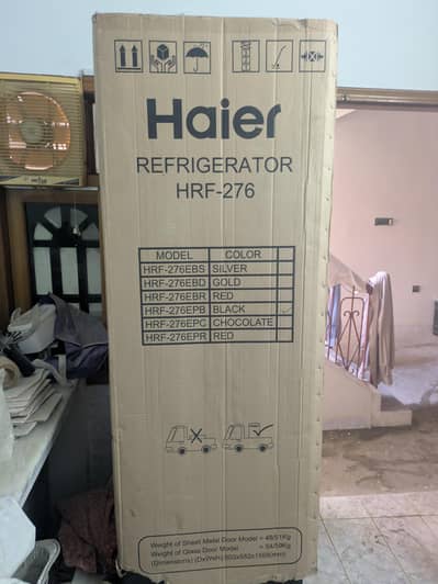 Haier Fridge 276 EPB Black | Unused | Box Pack