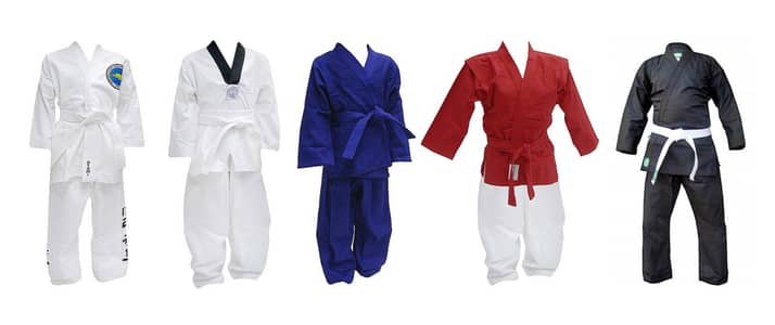sports judo takwando gi karate uniform heavy gsm export quality