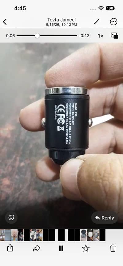 mini inner design car pd charger