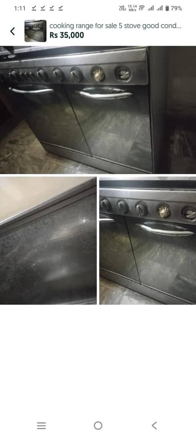 5 burner baking cooking range steel less steel