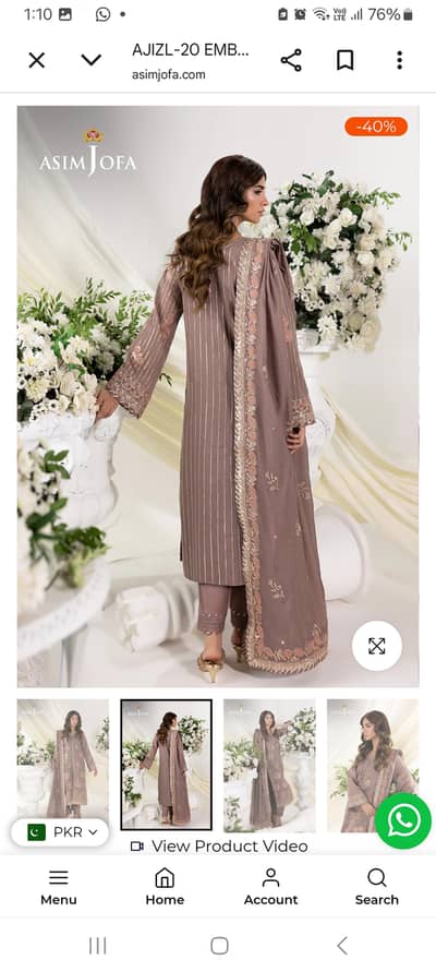 Original Asim Jofa suit