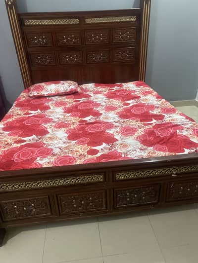 Chinuotee bed for sale with 2 side tables