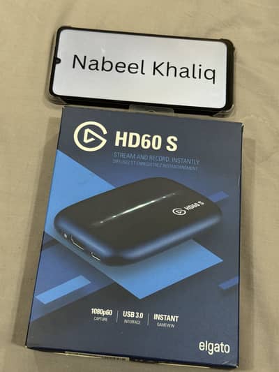 Elgato HD60 S Game Capture Card - 10/10 Condition with box